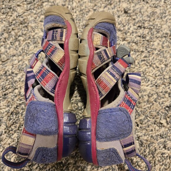 Keen Seacamp Closed Toe Sandals Blue Red 8 - Picture 4 of 6